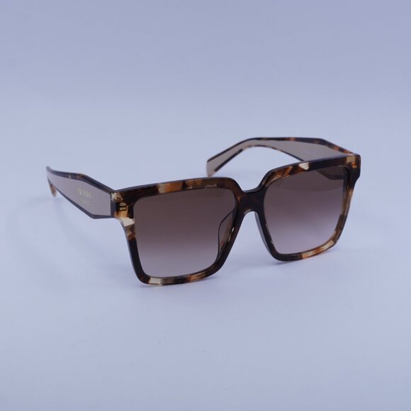 Prada PR24ZSF 07R0A6 Sunglasses Caramel Havana Square Frame - Picture 5 of 10